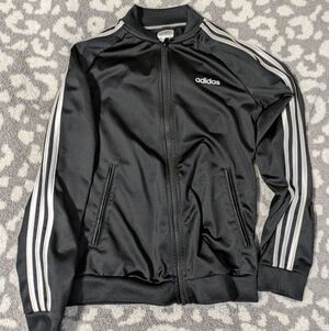 🦋5/25$ Adidas Black and White Track Jacket